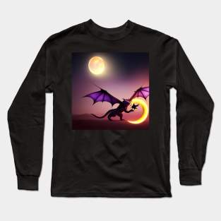 Purple dragon Long Sleeve T-Shirt